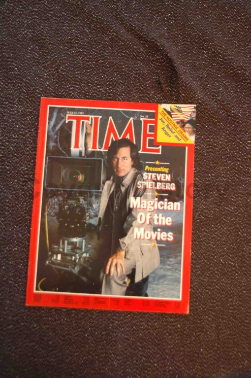 TIME MAGAZINE 15 july 1985 cover STEVEN SPIELBERG European edition (vintage complete issue without label!!) – mint