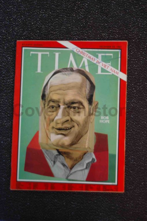 TIME MAGAZINE 22 december 1967 cover BOB HOPE (cover art Marisol) Atlantic edition (vintage complete issue without label!!)