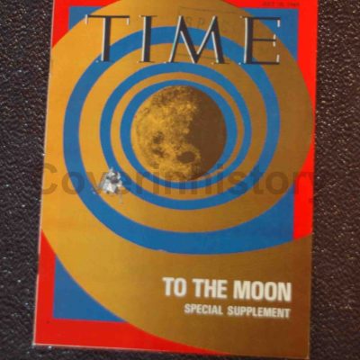 TIME MAGAZINE 18 july 1969 cover Space Race APOLLO 11 (to the moon, special supplement) (design Dennis Wheeler) Atlantic edition (vintage complete issue without label!!)