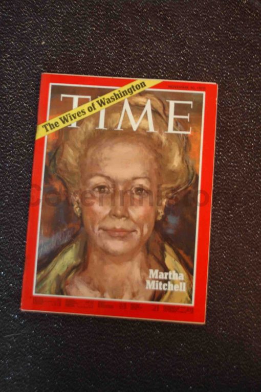 TIME MAGAZINE 30 november 1970 MARTHA MITCHELL Watergate (cover art Jan de Ruth) European edition (vintage complete issue without label!!)
