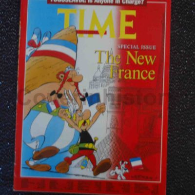 TIME MAGAZINE 15 july 1991 Special Issue THE NEW FRANCE Asterix Obelix (cover art ALBERT UDERZO)